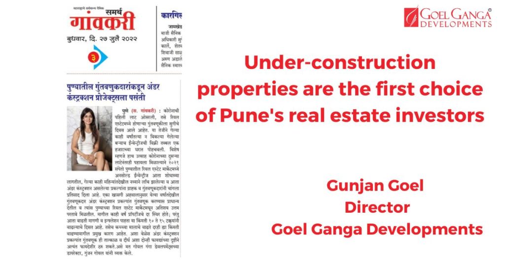 Under construction properties in pune