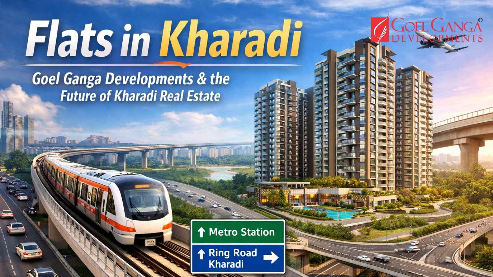 ganga serio residential project in kharadi pune — Goel Ganga Developments flats and towers.