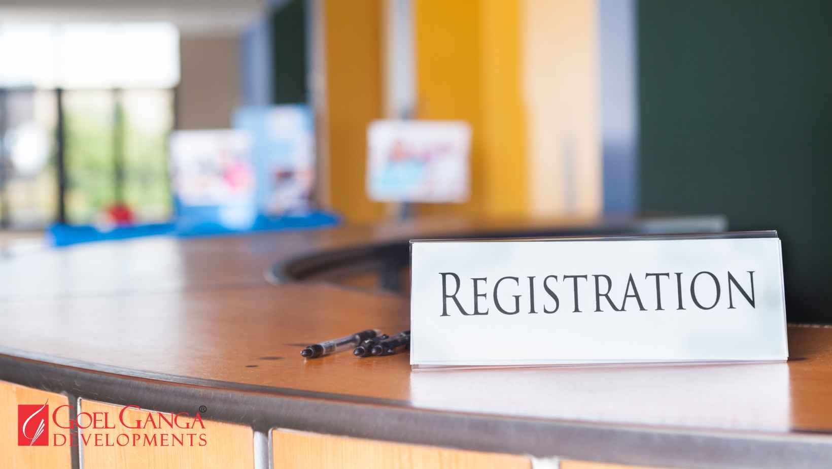 Property registration process in Maharashtra showing a homebuyer reviewing property documents