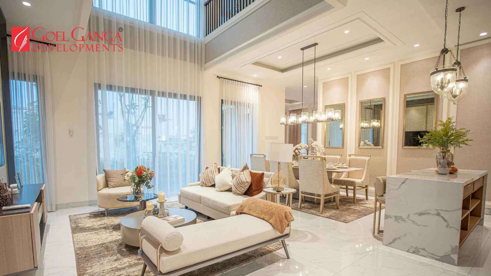 Luxury residential apartments on Magarpatta Road in Pune