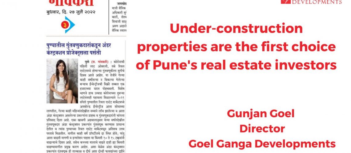 Under construction properties in pune